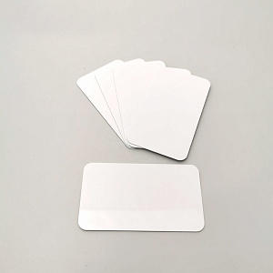 Бейдж субл. без окна 70х40мм (белый SU01), без крепления  (50/100)