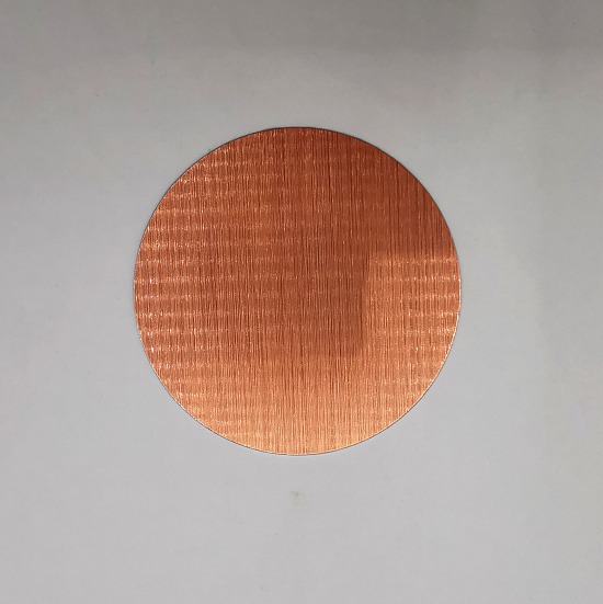 Вкладыш для медали 25мм (бронза шлиф SA500) (10)