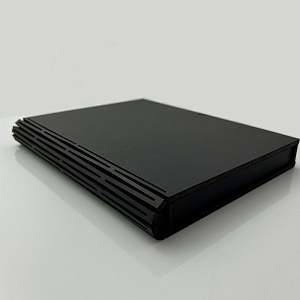 Подарочная коробка для плакетки 20х25 Кожа черная(1/17)