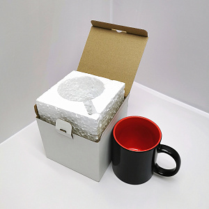 Гофрокороб самосборный белый микрогофрокартон 120*120*110 с ложементом(1/10)