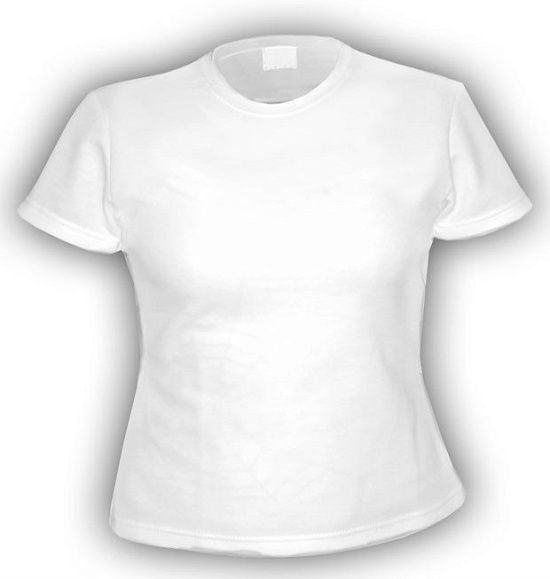 Футболка под сублимацию сэндвич женская (О) белая (XL) 50 (1/120)