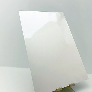 Алюминий для сублимации/УФ/DTF печати SU23 Silver Mirror (серебро глянец) 200х300мм (5/50)